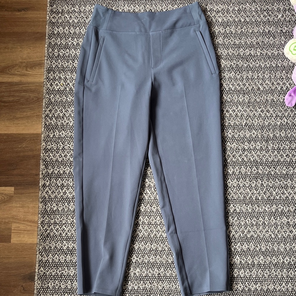 Athleta Slate Blue Tapered Ponte Pants